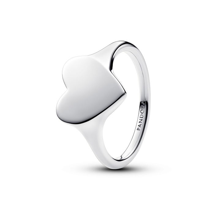 Engravable Heart Ring Sterling Silver