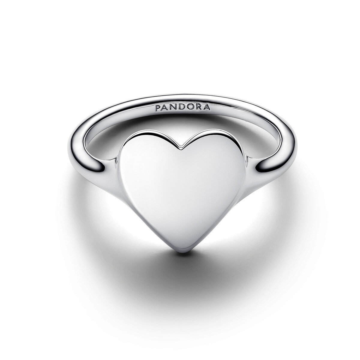Engravable Heart Ring Sterling Silver