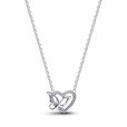 Entwined Heart & Butterfly Pendant Necklace Entwined Heart & Butterfly Pendant Necklace