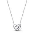 Entwined Heart & Butterfly Pendant Necklace Entwined Heart & Butterfly Pendant Necklace