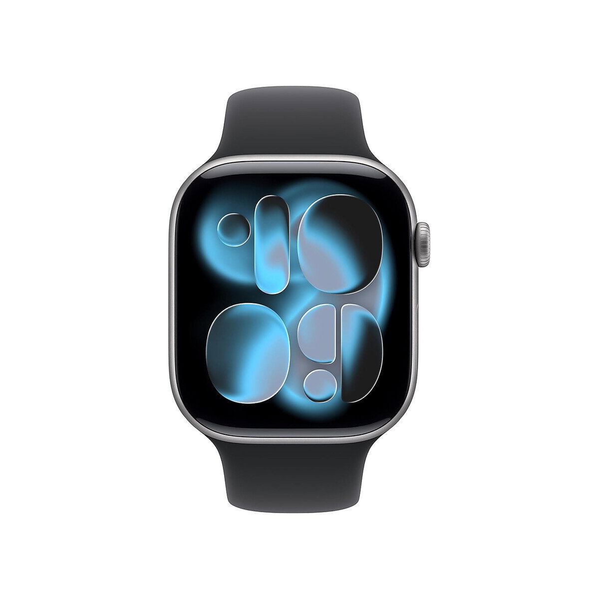 Apple - Watch Series 11 [GPS 46mm] Smartwatch with Space Gray Case and Black Sport Band - M/L