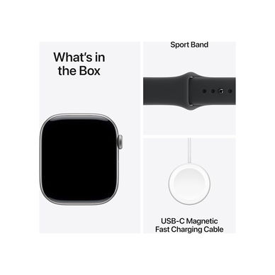 Apple - Watch Series 11 [GPS 46mm] Smartwatch with Space Gray Case and Black Sport Band - M/L