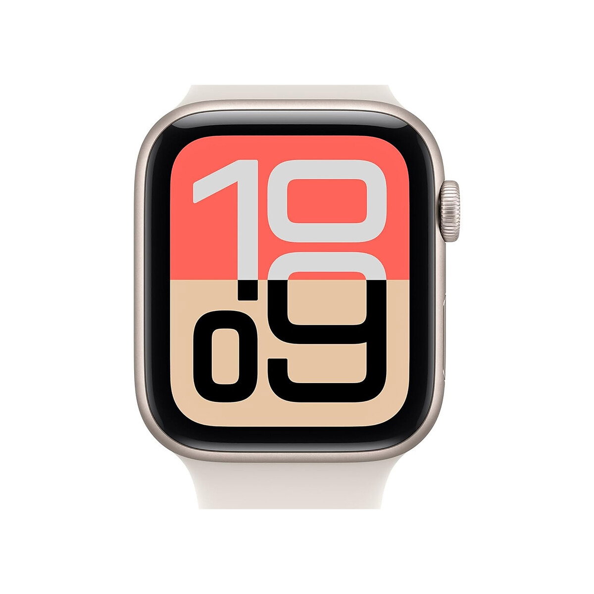 Apple - Watch SE 3 [GPS 44mm] Smartwatch with Starlight Case with Starlight Sport Band