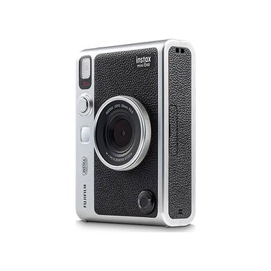 Fujifilm - INSTAX MINI EVO Hybrid Instant Camera, Black