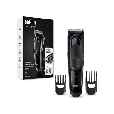 Clipper, HC5090, 17 settings, Silver