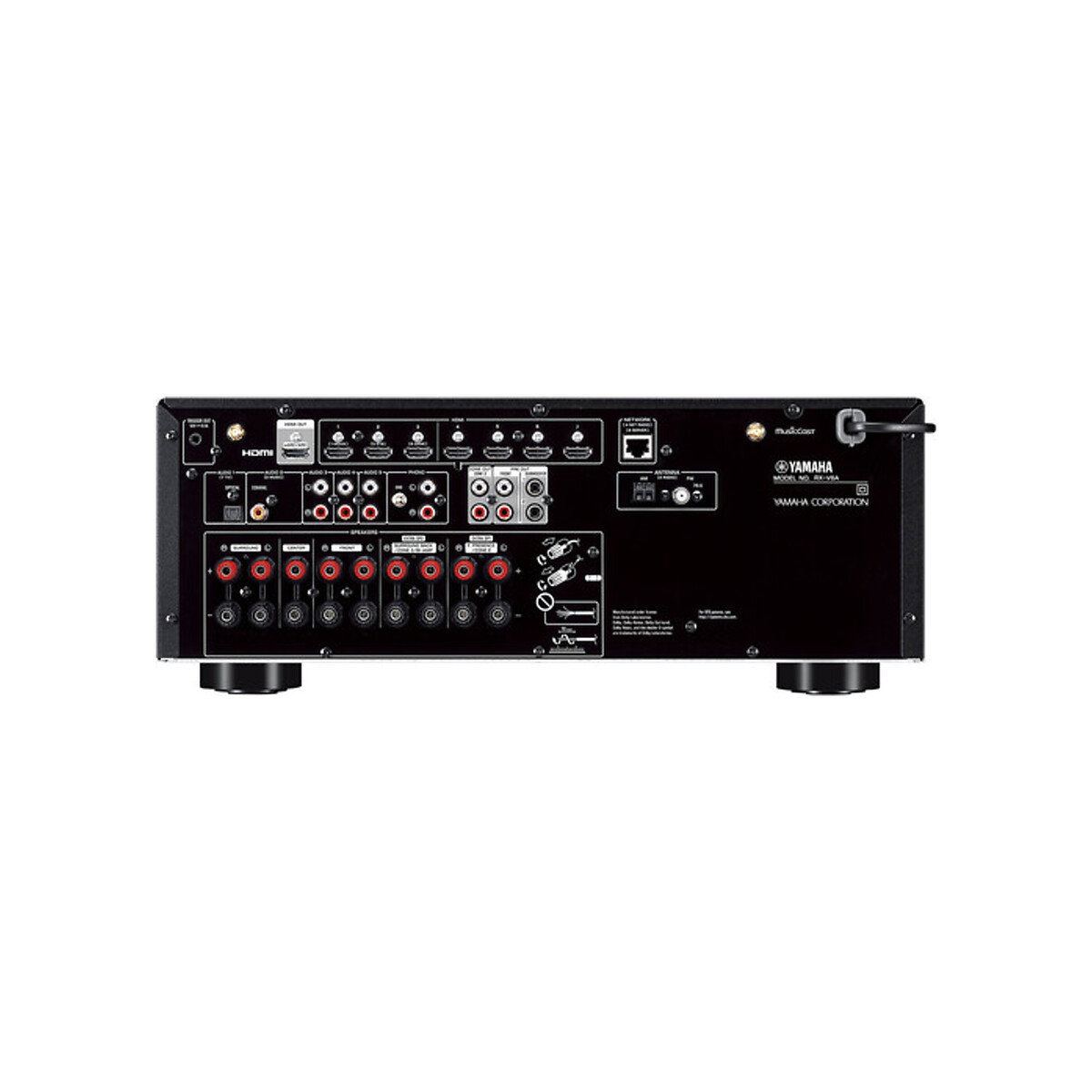 Yamaha - RX-V6A 7.2-Channel Network A/V Receiver with MusicCast