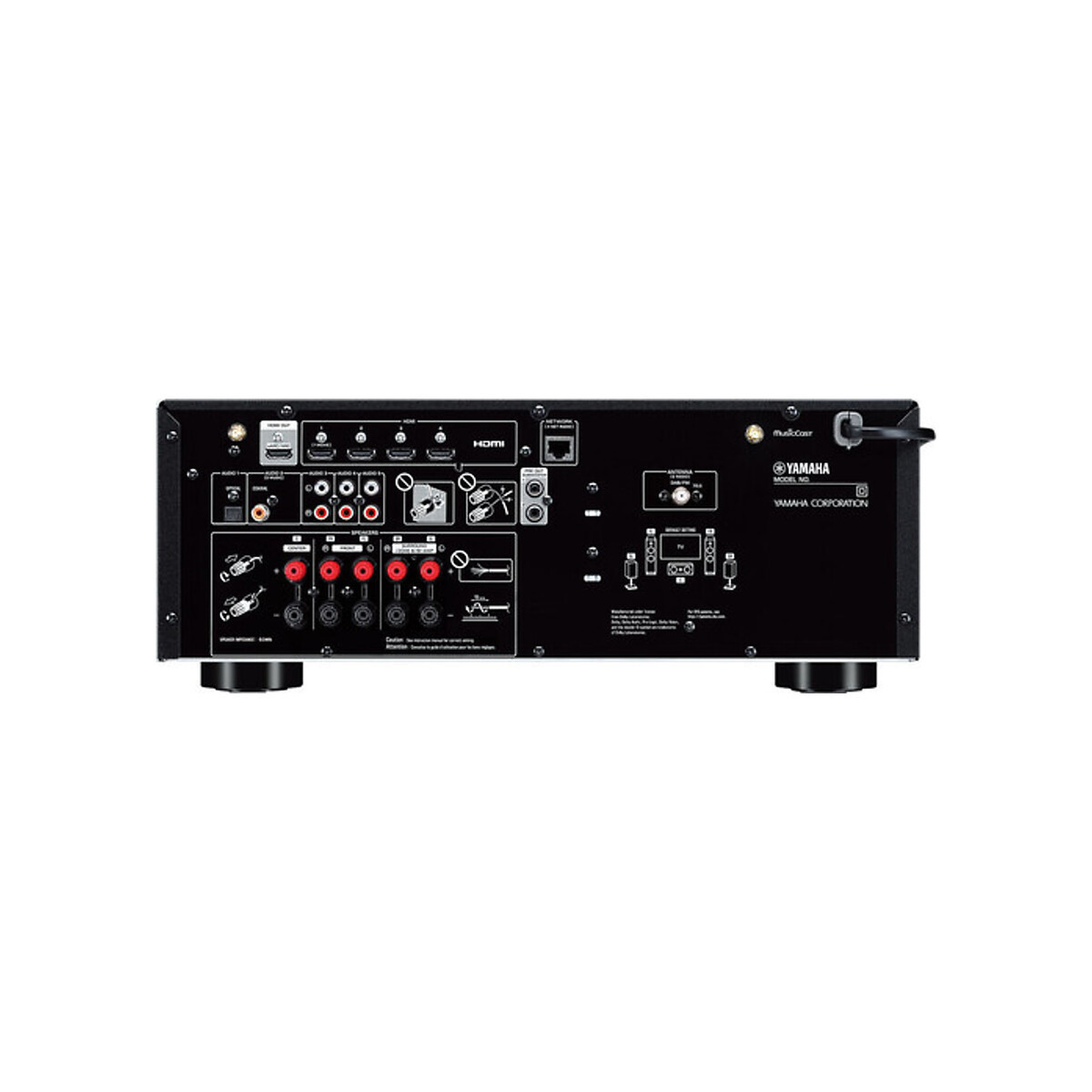 Yamaha - 5.2 channel AV receiver with CINEMA DSP 3D