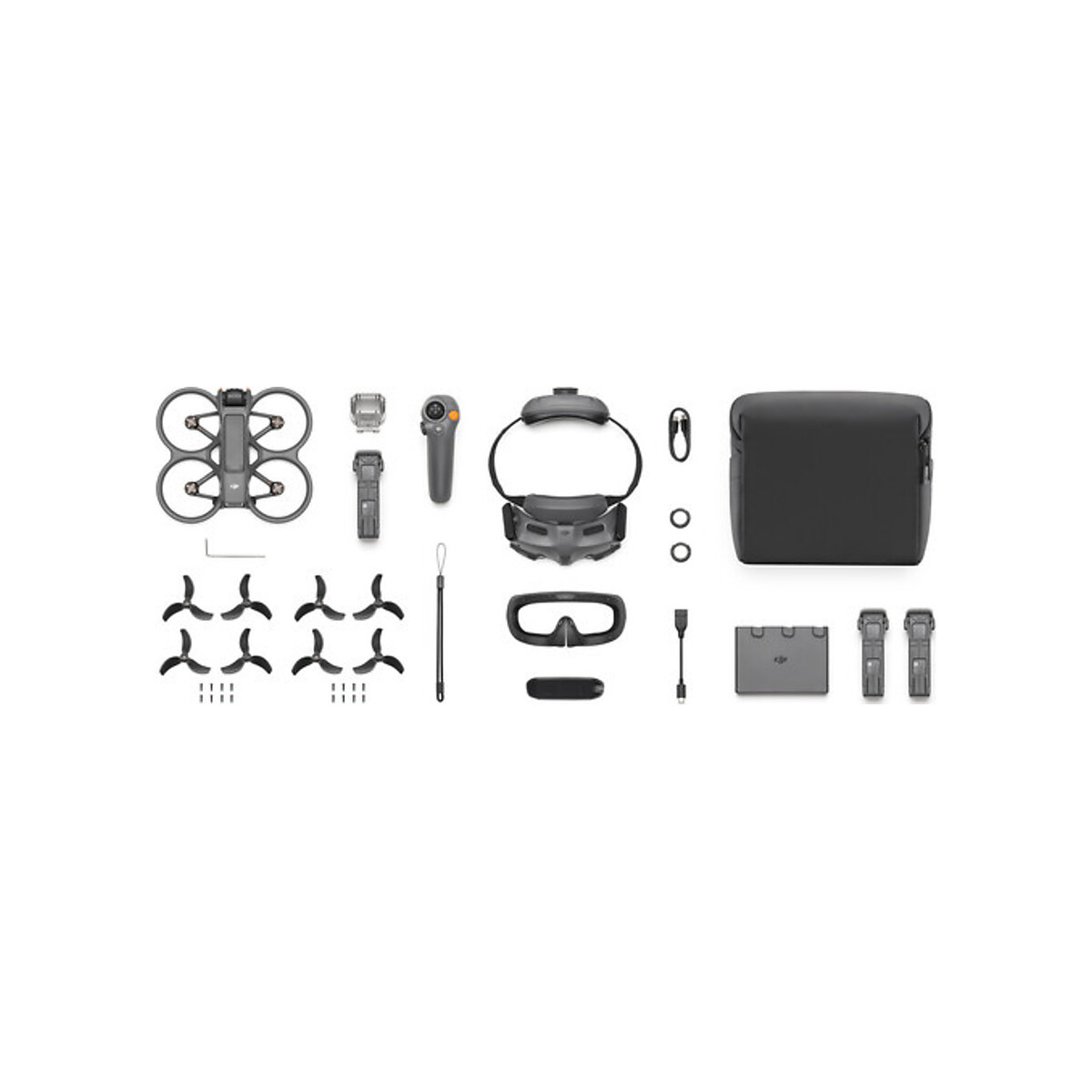 DJI - Avata 2, Fly More Combo, Three Batteries
