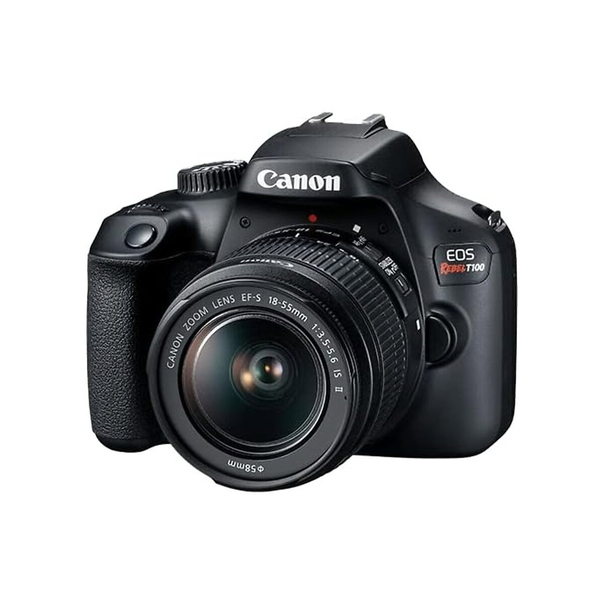 Canon - DSLR T100 4855DCIII Camera with 18-55mm Lens Kit