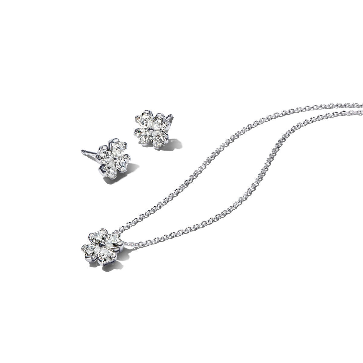 Sparkling Lucky Clover Jewelry Gift Set