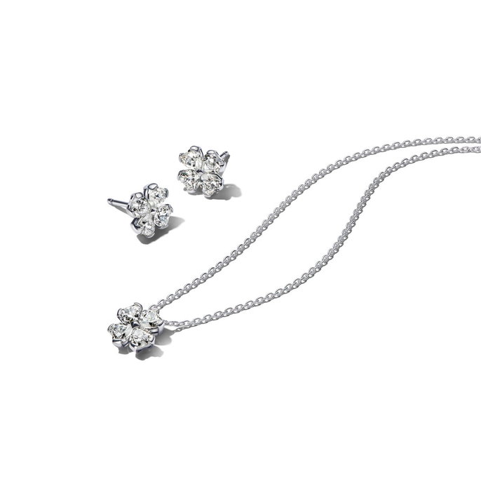 Sparkling Lucky Clover Jewelry Gift Set Sparkling Lucky Clover Jewelry Gift Set