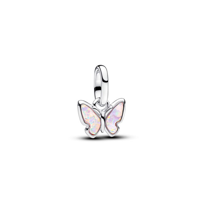 Pink Butterfly Mini Dangle Charm Pink Butterfly Mini Dangle Charm