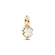 White Lucky Clover Dangle Charm White Lucky Clover Dangle Charm