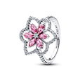 Double Flower Cocktail Ring Double Flower Cocktail Ring