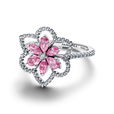 Double Flower Cocktail Ring Double Flower Cocktail Ring