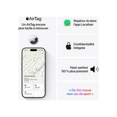Apple - AirTag 4 Pack (2nd Generation)