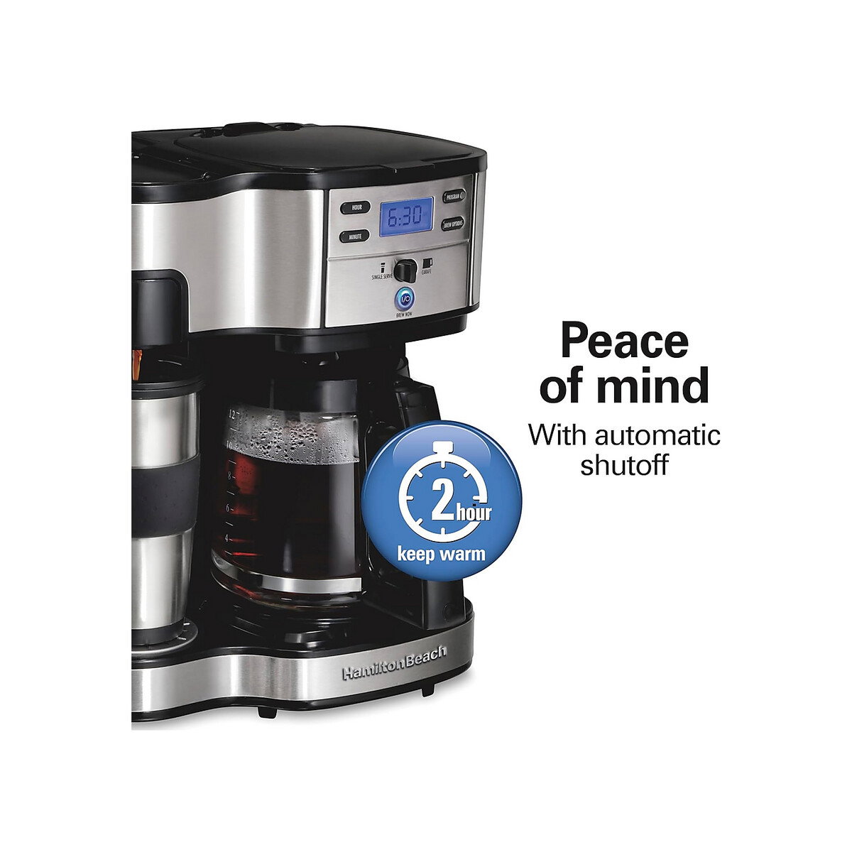 Hamilton - Beach 2-Way Programmable Coffee Maker