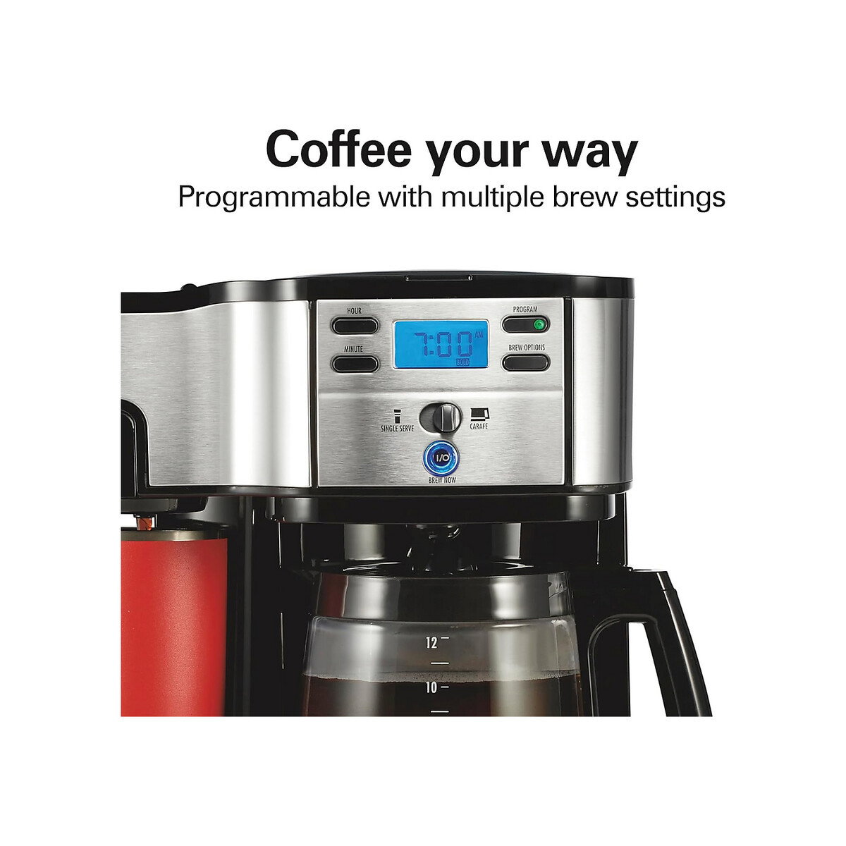 Hamilton - Beach 2-Way Programmable Coffee Maker