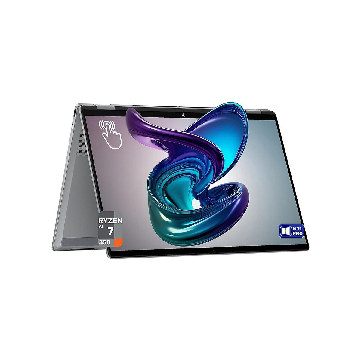 HP - OmniBook X Flip 2-in-1 Copilot+ Laptop, AMD Ryzen AI 7-350, 24 GB LPDDR5x RAM, 1 TB PCIe SSD