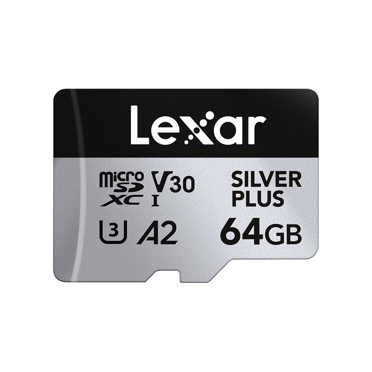 Lexar - Silver Plus 64GB Micro SD Card