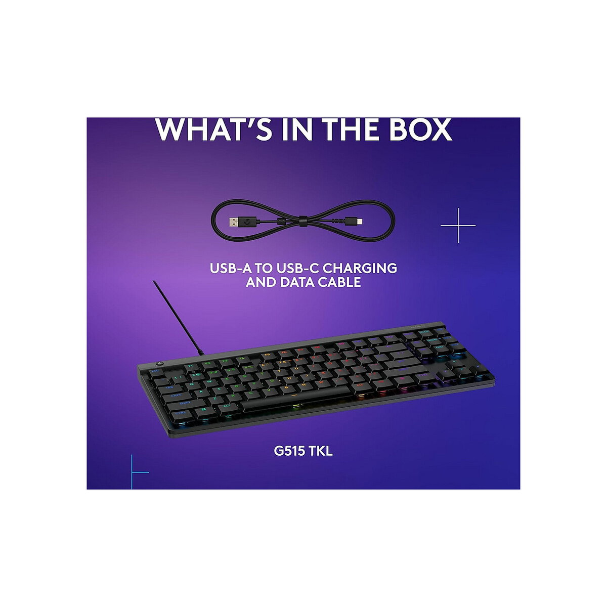 Logitech - G515 TKL Wired Low Profile Gaming Keyboard