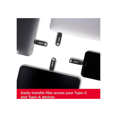 SANDISK - 256GB ULTRA DUAL DRIVE GO USB TYPE C