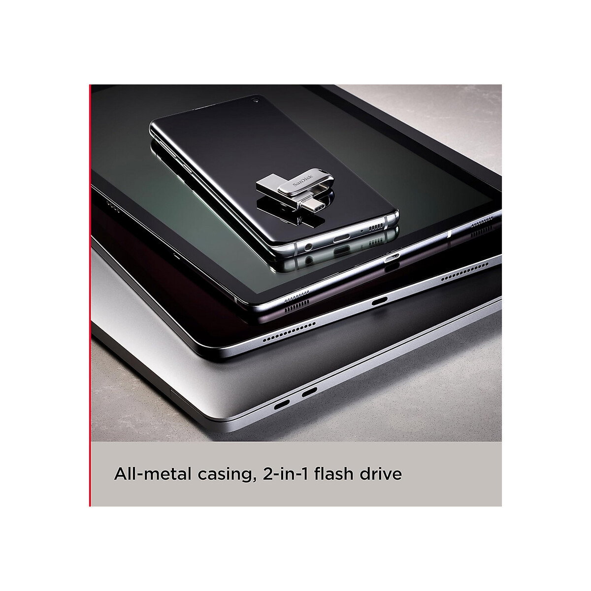SANDISK - 256GB Ultra Dual Drive Luxe USB Type-C