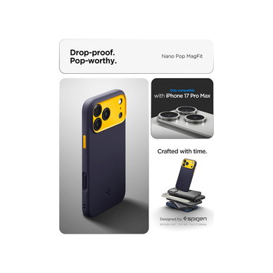 Spigen - for iPhone 17 Pro Max Case, Nano Pop MagFit