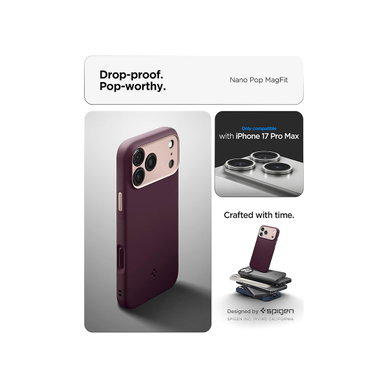 Spigen - iPhone 17 Pro Max Case Nano Pop MagFit