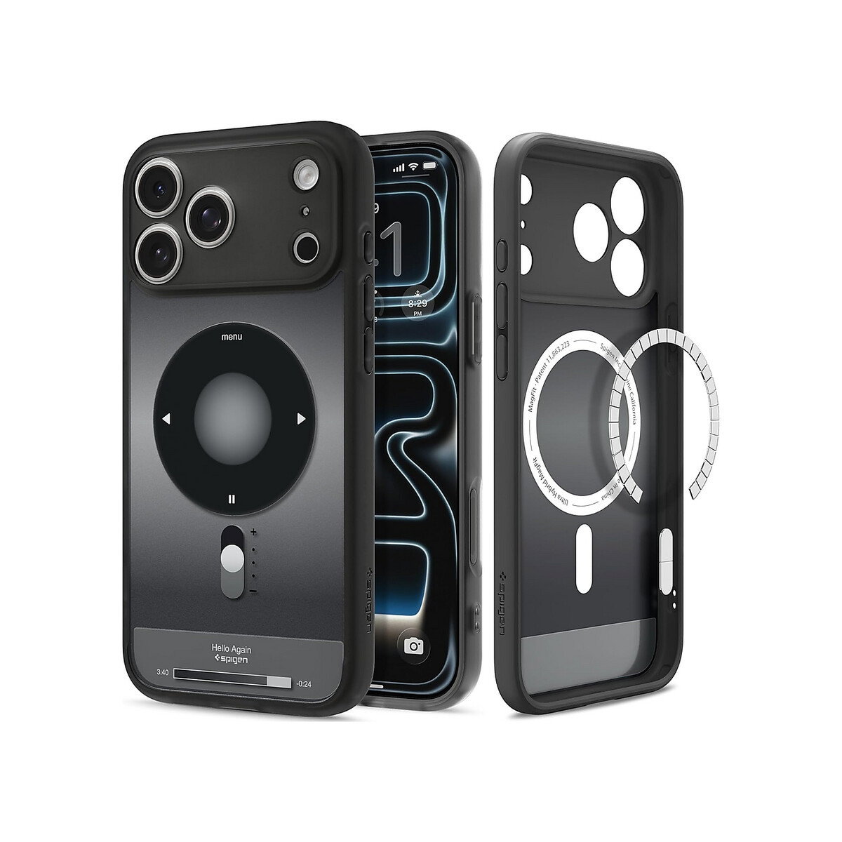 Spigen - Ultra Hybrid MagFit Case for iPhone 17 Pro, MagSafe Compatible
