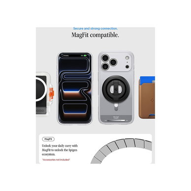 Spigen - Ultra Hybrid MagFit Case for iPhone 17 Pro, MagSafe Compatible
