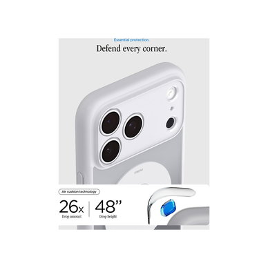 Spigen - Ultra Hybrid MagFit Case for iPhone 17 Pro, MagSafe Compatible