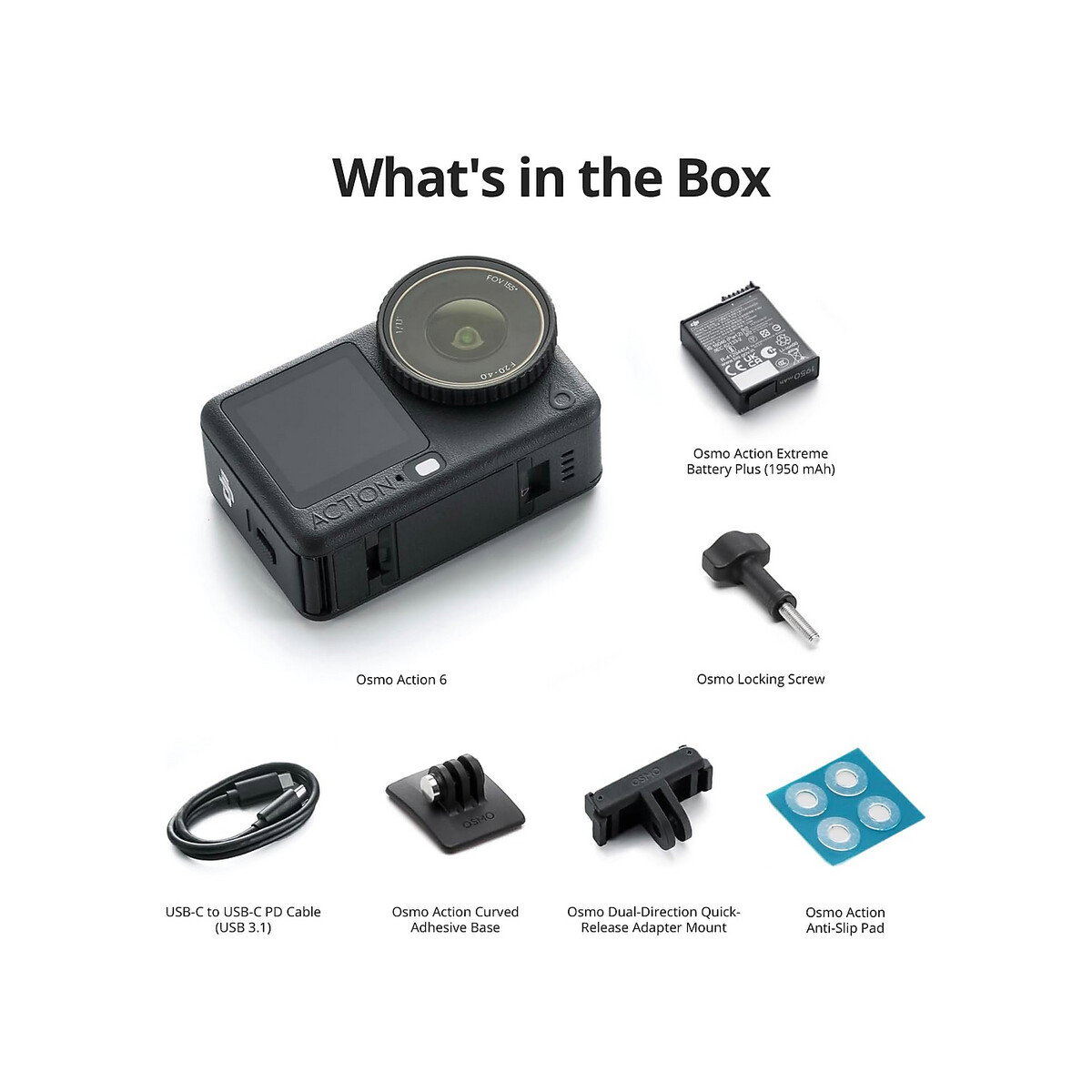 DJI - Osmo Action 6 Standard Combo, action camera