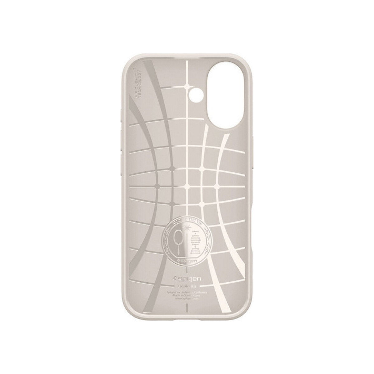 Spigen - Liquid Air Case iPhone 17 - Natural Titanium