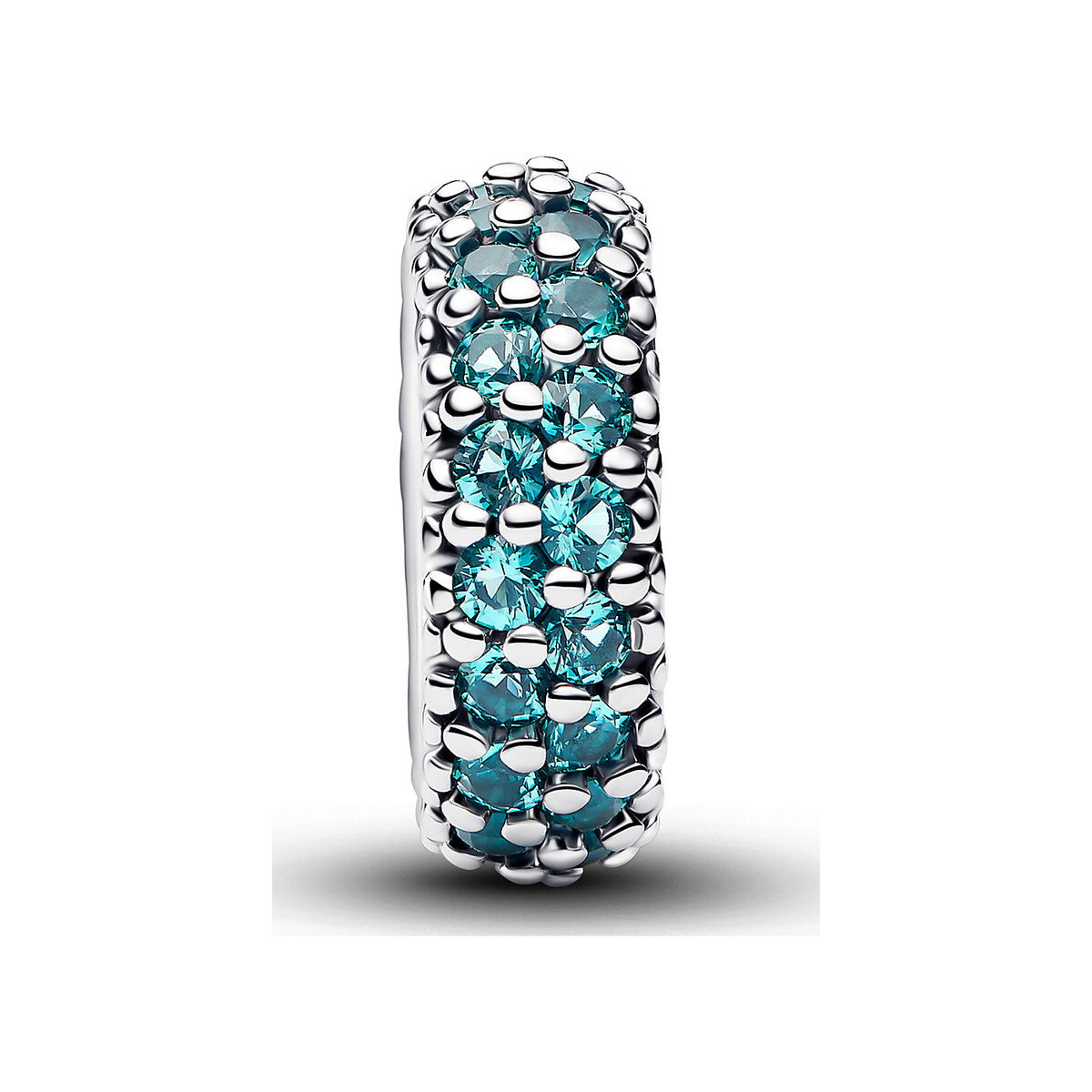 Ice Blue Stone Spacer Charm