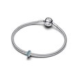 Ice Blue Stone Spacer Charm Ice Blue Stone Spacer Charm