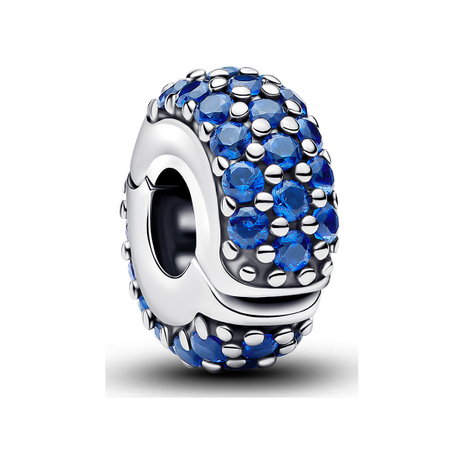 Royal Blue Stone Clip Charm