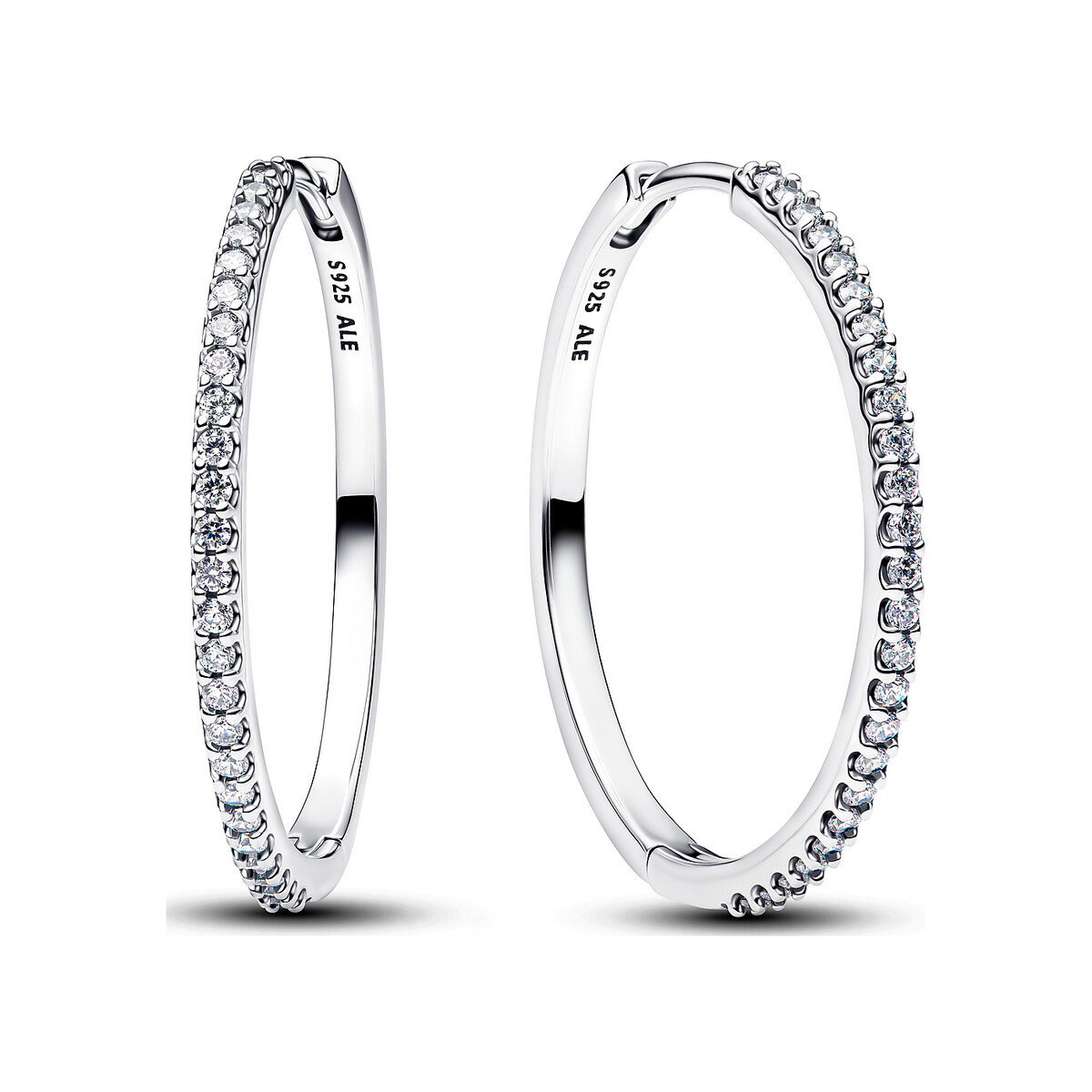 Sparkling Hoop Earrings #294650C01