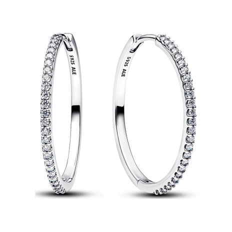 Sparkling Hoop Earrings #294650C01