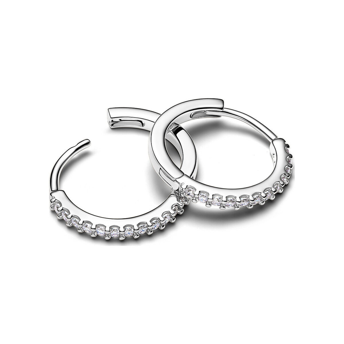 Sparkling Mini Hoop Earrings