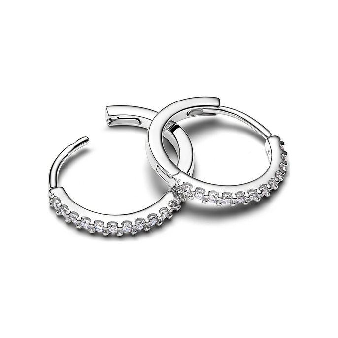 Sparkling Mini Hoop Earrings