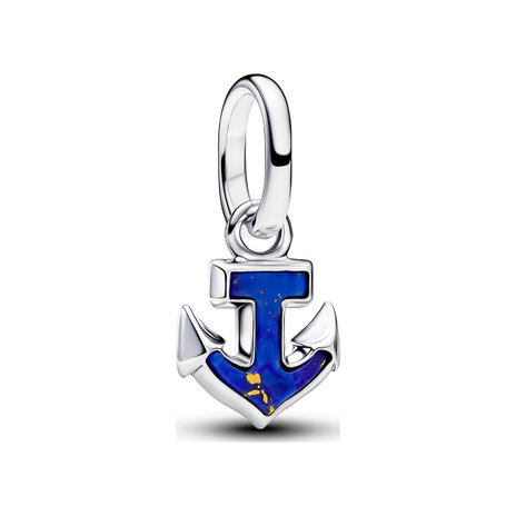 Blue Anchor Mini Dangle Charm