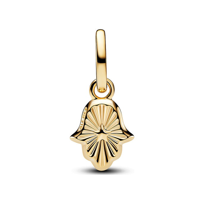 Green Hamsa Hand Mini Dangle Charm Green Hamsa Hand Mini Dangle Charm