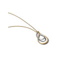 Two-Tone Double Pendant Necklace Two-Tone Double Pendant Necklace