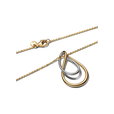 Two-Tone Double Pendant Necklace Two-Tone Double Pendant Necklace