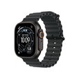 Apple - Watch Ultra 3 (GPS+Cellular) 49mm Titanium Case with Black Ocean Band - Black Apple - Watch Ultra 3 (GPS+Cellular) 49mm Titanium Case with Black Ocean Band - Black