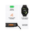 Apple - Watch Ultra 3 (GPS+Cellular) 49mm Titanium Case with Black Ocean Band - Black Apple - Watch Ultra 3 (GPS+Cellular) 49mm Titanium Case with Black Ocean Band - Black