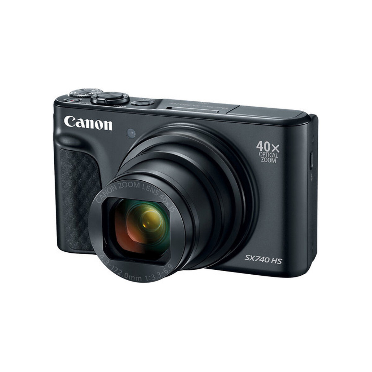 Canon - PowerShot SX740 HS Digital Camera (Black)