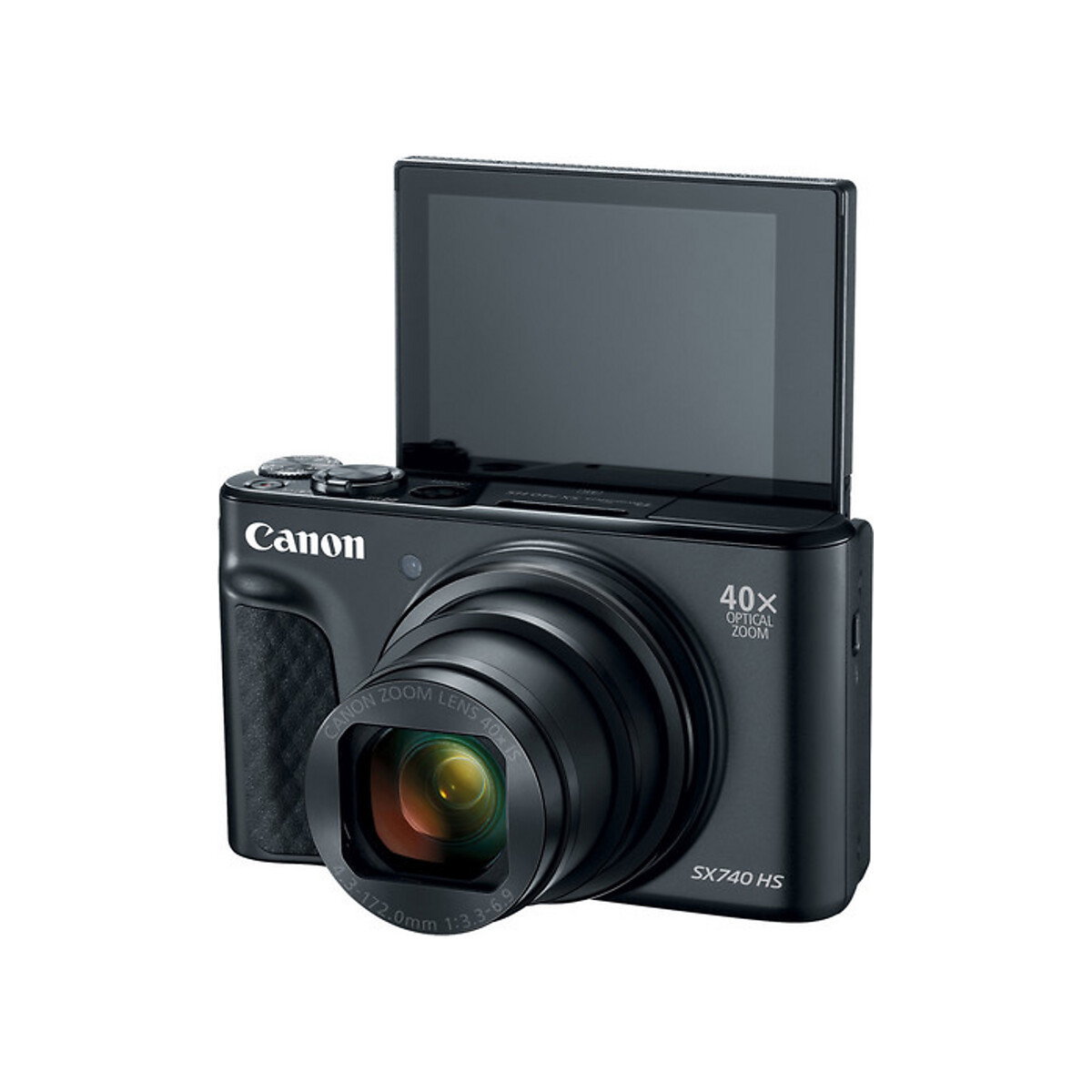 Canon - PowerShot SX740 HS Digital Camera (Black)