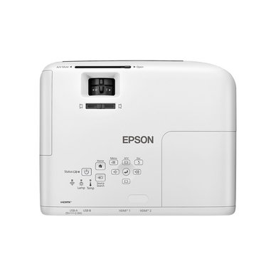 Epson - PowerLite W55+ - Projector, 1280 x 800, 4000 Lumens, HDMI, USB
